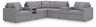 Modmax Balanced Sectional with Audio and Storage Consoles