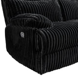 Admiral Living Room Set in Masis Black