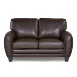 Rubin Loveseat in Dark Brown