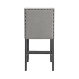 Seneca Counter Side Chair with Grey Fabric (2 Per Carton)