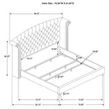 Melody Wingback Bed