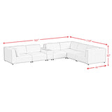 Zandara Modular Set in Olefin Beige