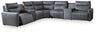 ModZ Power Reclining Sectional with Audio Consoles