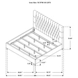 Chloe Panel Bed