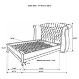 Barzini Wingback Platform Bed