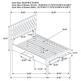 Soledad Panel Platform Storage Bed