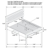 Soledad Panel Platform Storage Bed