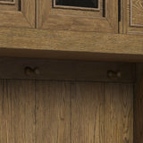 Heritage & Home Buffet and Hutch in Oak Brown