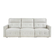 Salida-(3)Power Double Reclining Sofa with Power Headrests image