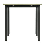 Martin 3 pc Drop Leaf Dining Set (Black Base)