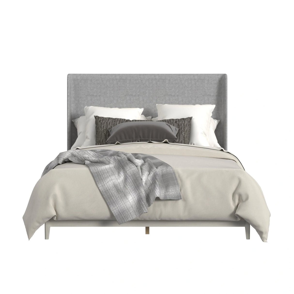 Westland UPH Bed with Grey Fabric