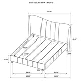 Evelyn Panel Platform Bed