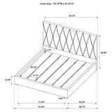 Delsea Panel Platform Bed