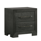 Allan Panel Bedroom Set in Black
