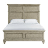 Whit-Ash Panel Bed