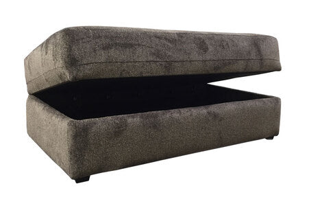 32947 Rect. Storage Ottoman - Plushtone Linen