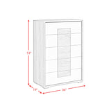 San Matteo 5-Drawer Chest in Dual Tone