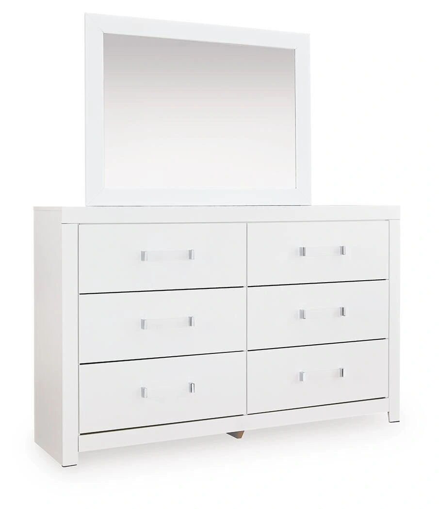 Maeling Dresser and Mirror