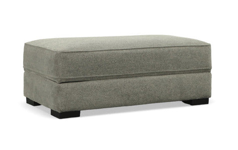 33847 Rectangular Storage Ottoman - Domain Dove