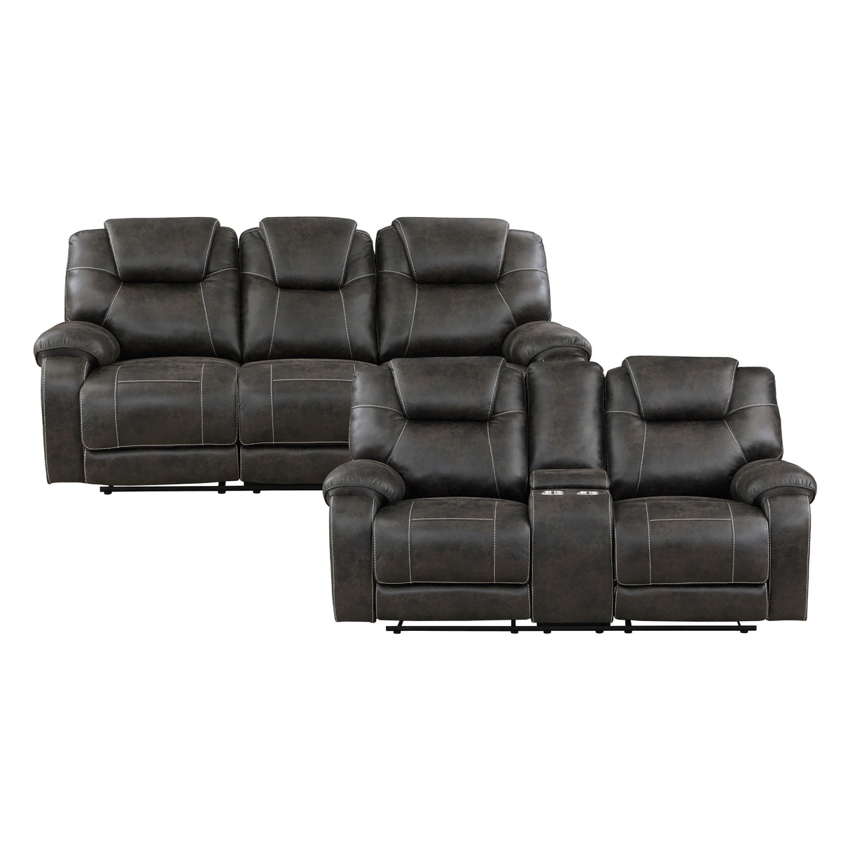 Gainesville-2pc Set: Sofa, Love image