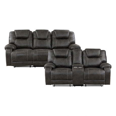 Gainesville-2pc Set: Sofa, Love image