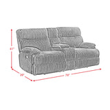 Admiral Living Room Set in Masis Black