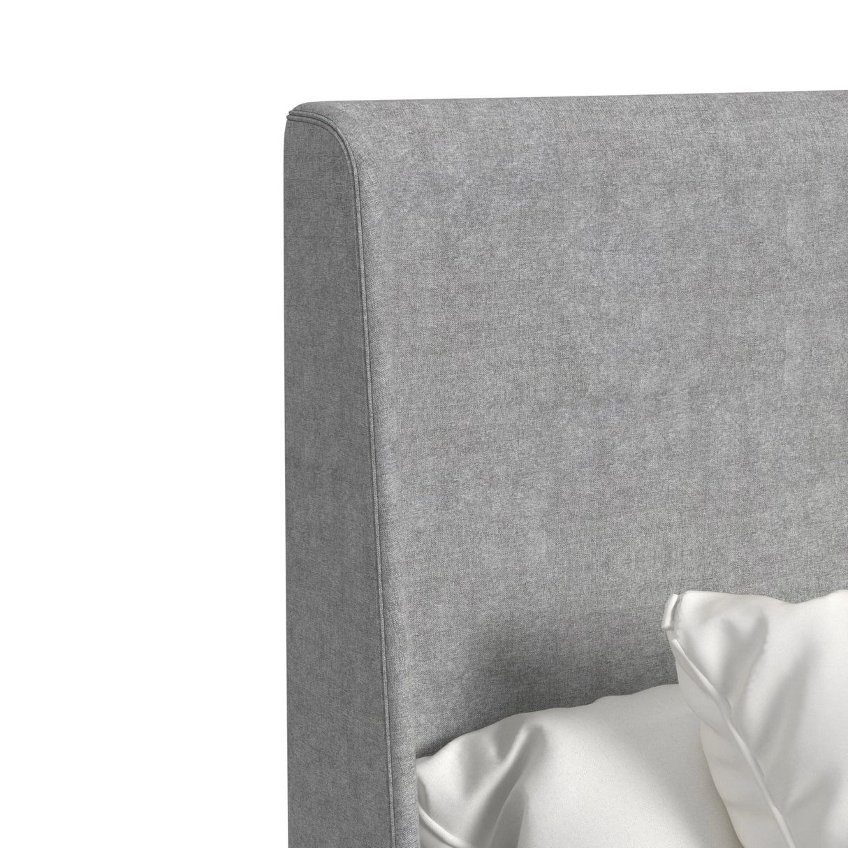 Westland UPH Bed with Grey Fabric