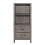 Woodrow Pier/Tower Nightstand in Gray 2042NB-10