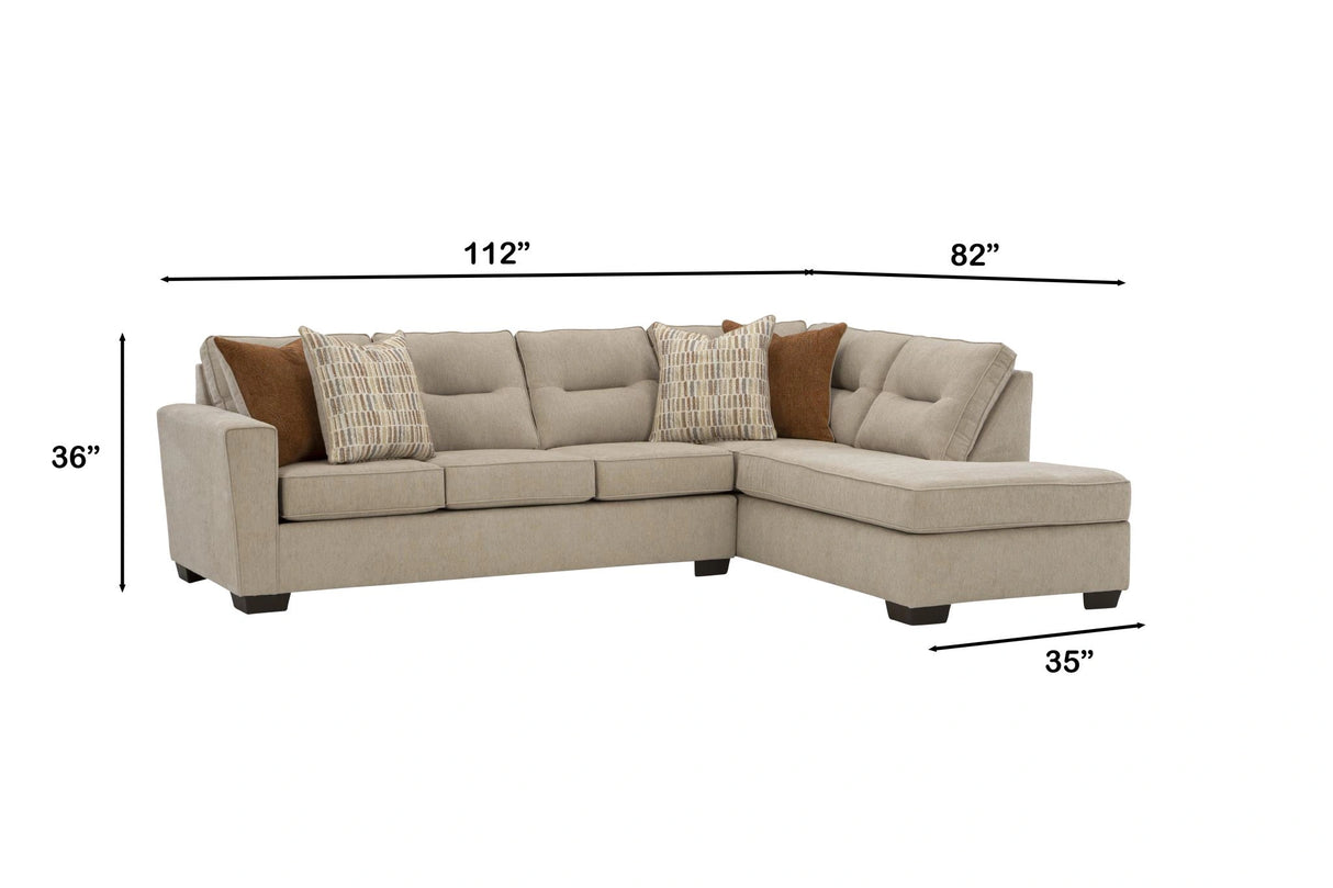 2259 Bono Muslin Sectional
