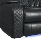 Carlo Power Motion Recliner with Power Headrest, LED