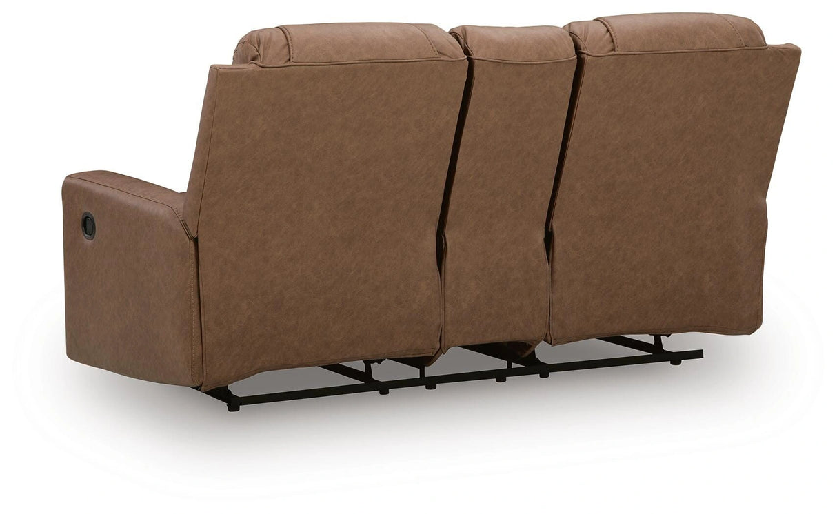 Mackmenville Reclining Loveseat with Console