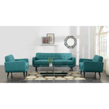 Hadley Sofa Set in Teal