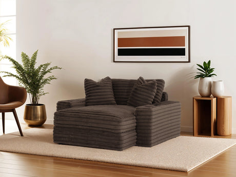 59668P 2 Arm Chaise w/ USB - Wireless Charger