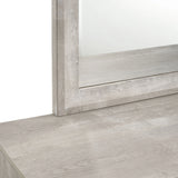 Ellen Dresser & Mirror Set White