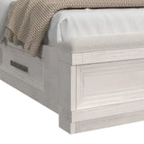 Avalanche Storage Bedroom Set in Antique White
