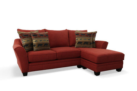 37297 Sofa Chaise w/ Storage - Domain Iron