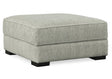 37635 Sq. Storage Ottoman - Lux Iron
