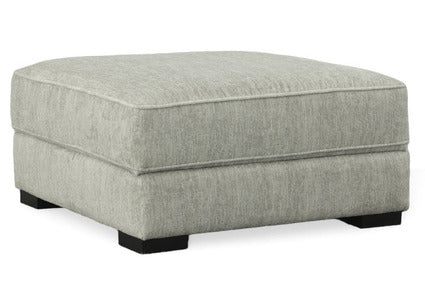 37635 Sq. Storage Ottoman - Lux Iron