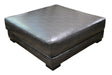 37667 XL Sq. Cocktail Ottoman - Lux Iron