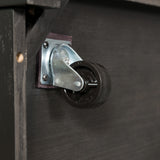 Marcello w/ White Top - Rectangular Coffee Table W/Casters