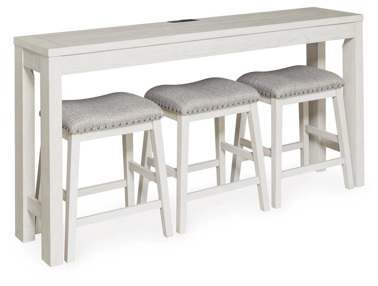 Robbinsdale Counter Height Dining Table and 3 Barstools Set