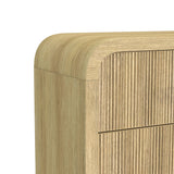 Ridgemont 2-Drawer Nightstand with USB in Natural