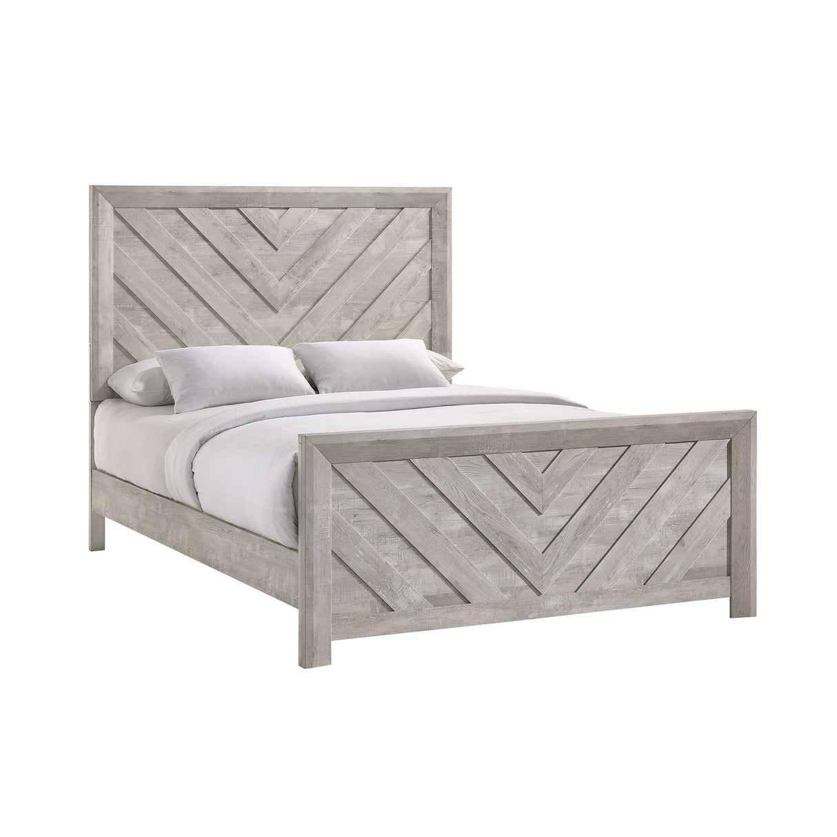 Ellen Panel Bedroom Set in White