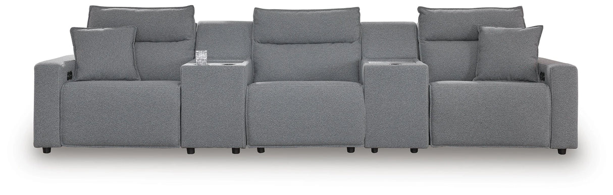 Modmax II 5-Piece Reclining Sectional with Consoles