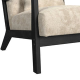 Marina Chair with Kidney Pillow and Brushed Espresso Finish