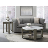 Rosamel Round End Table in Ash Brown