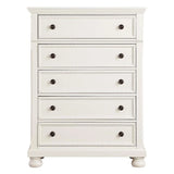 Laurelin 5 Drawer Chest in White 1714W-9