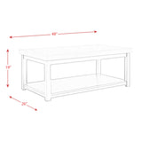 Kansas 3PC Occasional Table Set-Coffee Table, One End Table & One Sofa Table