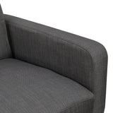 Hadley Sofa & Loveseat Set in Charcoal