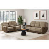 Hornet Motion Glider Loveseat with Console